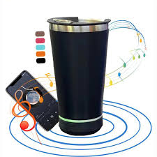 Vaso Térmico Con Parlante Bluetooth